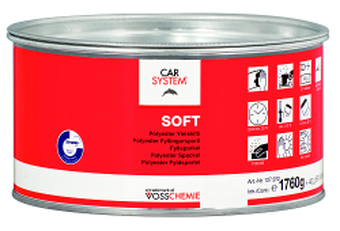 2К Полиэфирная шпатлевка "Soft" беж. (1.8кг)