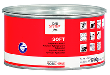 2К Полиэфирная шпатлевка "Soft" беж. (1.8кг)