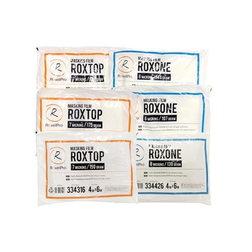 Маскирующая плёнка ROXONE 4м х 7м, 148г, 6 микрон, инд.упаковка